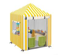 Cubierta para casa de juegos al aire libre, tela Oxford resistente 210D, cubierta impermeable para casa de juegos, contra la lluvia, la nieve y la humedad, 60.2 x 56 x 56 pulgadas (amarillo)