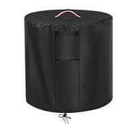 Cubierta para chimenea de patio - Carcasa protectora redonda resistente a la intemperie, protector de pozos de poliéster grueso para exteriores | Escudo repelente al agua resistente a la decoloración