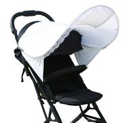 Cubierta para cochecito | Parasol de protección solar para cochecito | Cochecito ligero y compacto, protección UV para compras, caminar, picnic, camping, uso diario