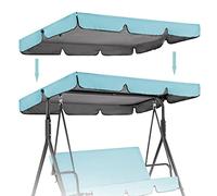 Cubierta para Columpio de Patio - Toldo de Repuesto Impermeable y Resistente a los Rayos UV para Columpios de 2 y 3 plazas - Protección Duradera para jardín al Aire Libre