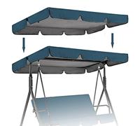 Cubierta para Columpio de Patio - Toldo de Repuesto Impermeable y Resistente a los Rayos UV para Columpios de 2 y 3 plazas - Protección Duradera para jardín al Aire Libre