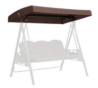 Cubierta para Columpio para Exteriores, reemplazo de toldo para Columpio, Cubierta Impermeable para Exteriores de 75x47 con Ojales Laterales, reemplazo de toldo de Tela Oxford 210D para Columpios de