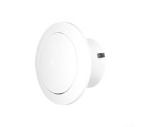 Cubierta para conducto de ventilación de aire, rejilla de escape ajustable ABS para cocina, baño, difusor redondo de 75 mm, 100 mm, 150 mm (75 mm)