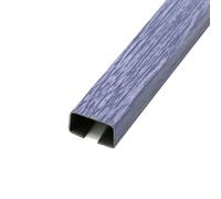 Cubierta para conductos de Cables, Canaletas for Cables de aleación de Aluminio, Paquete de 2, 1 m, Multicolor, Varios tamaños(Purple,80 * 40)