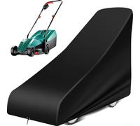 Cubierta para cortacésped al aire libre para cortacéspedes eléctricos y empujadores, resistente al viento, tela Oxford 210D impermeable, protección contra la intemperie, se adapta hasta 67 x 191 (67 x