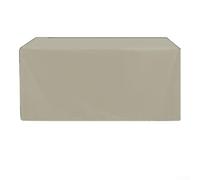 Cubierta para cortacésped de tela Oxford 210D con propiedades resistentes a la intemperie, al polvo, al agua y al sol (94 x 63,5 x 46 cm, beige)