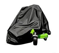 Cubierta para cortacésped, tela Oxford, impermeable, para muebles de | Para tractores de jardín y cortacésped, cobertura completa, protección contra el polvo, negro (200 x 139 x 116 cm, 420D)