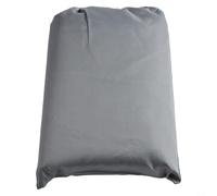 Cubierta para cortadora de madera para jardín al aire libre, 85 x 110 cm, tela Oxford 420D resistente, impermeable y resistente a los rayos UV, negro/gris - para cortacésped, recortadora (gris)