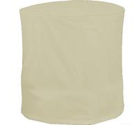 Cubierta para cortadora de madera para jardín al aire libre, 85 x 110 cm, tela Oxford 420D resistente, impermeable y resistente a los rayos UV, negro/gris - para cortacésped, (metros blanco)