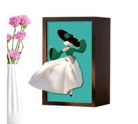 Cubierta para de madera | Dispensador modelo Modern Ballet Girl - Nap In Dispenser | Caracterizado por un motivo de bailarina, esta cómoda de oficina, escritorio de oficina, dormitorio