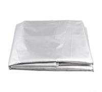 Cubierta para depósito de agua IBC para depósito de agua de 1000 litros, resistente a la intemperie, material 210D, protege contra los rayos UV y los daños, con orificios para grifo y tapa (gris)