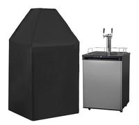 Cubierta para distribuidor de cerveza, 37 pulgadas en tela Oxford 420d, impermeable y resistente a los rayos UV, protege contra el viento y el viento snovato y el polvo de sal, que es fácil de limpiar