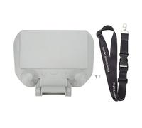 Cubierta para el parasol del controlador RC con correa para el cuello, compatible con D-JI, 2 en 1, cubierta protectora para el sol, con cordón, compatible con mando a distancia RC