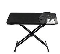 Cubierta Para El Teclado De Piano,Funda Protectora Para Piano Electrónico Con Cordón,61/88 Teclas,Para Piano Digital Yamaha Casio,210D Oxford Negro 98X42X21Cm