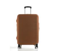 Cubierta para Equipaje, Funda Maleta de Viaje Elástica, Protectora (Café, L: 26-28 Pulgadas)