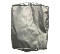 Cubierta para estación de carga de vehículos eléctricos | Escudo de protección contra la lluvia al aire libre con visera solar | Funda de tela Oxford impermeable para cargador EV | Plata | 40 x 32 x
