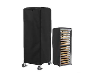 Cubierta para estante de panadería 420D, impermeable, resistente al polvo, hoja protectora para almacenamiento de panadería comercial, uso al aire libre, interior, cocina, panadería, equipo, carro