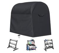 Cubierta para estante de pesas | Protector a prueba de polvo tipo A - Funda protectora impermeable Oxford para estante de mancuernas - para máquina de ejercicio, accesorios de fitness, interior, hogar