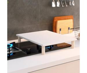 Cubierta para Estufa de Gas Cubierta para Estufa Eléctrica con Patas de Madera, Soporte de Cubierta para Estufa de Encimera para Ampliar el Espacio de Encimera(90x60x20cm (35.4x23.6x7.9in))