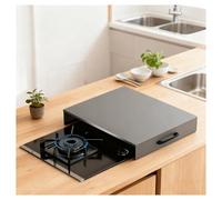 Cubierta para Estufa de Gas Tapa Protectora Duradera Estufa EléCtrica para Alojamientos de Alquiler, Viviendas Pequeñas, Encimeras Cocina, Fácil Limpiar(Gray,L15.75xW19.69xH3.54IN)