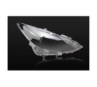 Cubierta para faros coche Para Mazda 3 para Axela 2013-2016 cubierta de faro delantero coche pantalla lámpara linterna para cabeza tapas carcasa lente cristal Carcasa del faro cristal(Pair)