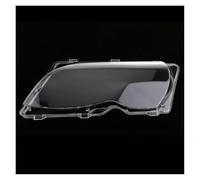 Cubierta para faros coche Para Serie 3 E46 318i 320i 325i 4 puertas sedán 2002-2005 faro de coche izquierdo y derecho cubiertas lente pantalla lámpara Carcasa del faro cristal(Izquierda)