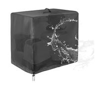 Cubierta para filtro de piscina, cubierta de filtro de arena, fácil montaje, carcasa impermeable con protección contra hojas, seguridad para mascotas, seguro para niños