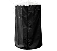 Cubierta para focos de terraza, cubierta protectora para aparatos de calefacción, inoxidable, resistente al agua, con apertura lateral con cremallera para mesa, jardín, casa, pared y terraza