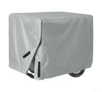 Cubierta para generador con protección impermeable para modelos de 5500 a 15000 W, dobladillo elástico y correa inferior para un ajuste seguro en condiciones de viento (30 x 30 x 26 pulgadas)