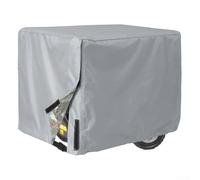 Cubierta para generador de exterior de tela Oxford 420D, cubierta protectora contra el polvo resistente a la intemperie con tela transpirable y ajuste ajustable para generadores pequeños, protección