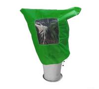 Cubierta para heladas de plantas con cremallera visible y cordón, tela no tejida, chaqueta de protección de invierno para arbustos y flores, verde, 80 x 100 cm (120 x 180 cm)