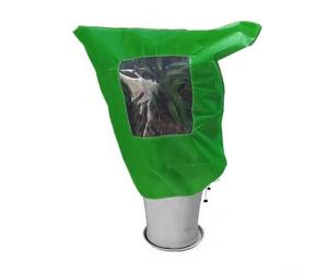 Cubierta para heladas de plantas con ventana visual y cordón de cremallera para una protección segura y eficaz contra las heladas y el clima frío (200 x 180 cm)