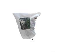 Cubierta para heladas de plantas de invierno de 300 × 300 cm, tela no tejida aislada con ventana de vista, cordón con cremallera para árboles y arbustos de jardín, anticongelante (100 x 120 cm)