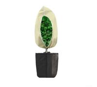 Cubierta para heladas para plantas con material transpirable y diseño resistente al viento, incluye cremallera y cordón para un fácil acceso y protección contra el clima frío (camuflado)