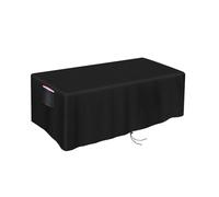 Cubierta para hoguera al aire libre, cubierta cuadrada para hoguera, resistente al viento, cubierta de patio al aire libre, protector rectangular para todo tipo de clima, diseño a prueba de fugas para