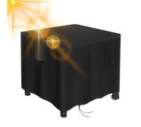 Cubierta para hoguera para estufa, cubierta para hoguera de exterior - Cubierta impermeable para hoguera 420D | resistente para columna de fuego, cubierta para estufa de leña, cubierta para qua