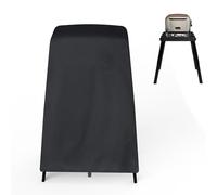 Cubierta para Horno Ninja Woodfire para Exteriores OO101 Series en su Soporte, Cubierta de Horno de Pizza con Banda de fijación Inferior, Accesorios para Horno de Pizza Resistentes a la Intemperie,