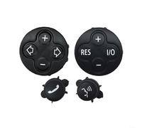Cubierta para interruptor de control de crucero del volante con botón de volumen para MINI Cooper R55 R56 R57 R58 R59 R60, plástico, reemplazo directo, 4 piezas