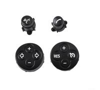Cubierta para interruptor de volante para MINI Cooper R55 R56 R57 R58 R59 R60 R61 2007-2014, control de crucero y botón de volumen, solo para volante a la izquierda LHD, color negro