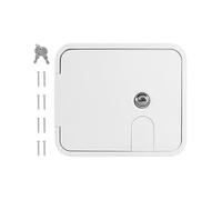 Cubierta para la acumulación del tubo de la - Cubierta resistente al óxido - Para la puerta del vehículo recreativo,para la inspección de los cables internos de los vehículos en el suelo