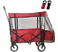 Cubierta para la lluvia impermeable para la nieve y el viento, protección contra la intemperie del sistema de viaje, accesorios portátiles para carrito de camping al aire libre con empuje manual, cu