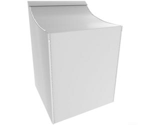 Cubierta para lavadora de carga frontal de 75 x 73 cm, revestimiento | Se adapta a arandelas de carga frontal, 75 cm de ancho y 73 cm de profundidad, rango de altura de 88-110 cm