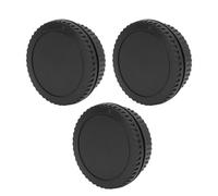 Cubierta para Lente de Cámara, 3 Juegos de Cubiertas para Lentes a Prueba de Polvo para Lentes con Montura EF, Diseño de Funda, Procesamiento Integrado, Fácil Almacenamiento,