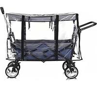 Cubierta para lluvia,Cubierta para lluvia con carrito de plástico transparente,Cubierta para lluvia extraíble,Accesorios para carritos portátiles con empuje manual para exteriores,Tamaño uni