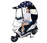Cubierta para lluvia para parasol de bicicleta para motocicletas eléctricas, cubierta impermeable para scooter, toldo para paraguas de coche con batería, adecuado para todo tipo de vehículo