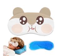 Cubierta Para Los Ojos De Los Niños Para Dormir - Antifaces Nocturnos Ligeros Con De Gel Frío Desmontable,Antifaz De Dibujos Animados Bonito,Para Hogar Viaje Avión Siesta Relajación