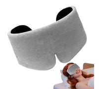 Cubierta para los ojos del sueño: máscara portátil de lujo, dispositivo y transpirable | Agradable en la piel, correa ajustable, ligera para insomnio y viajes, perfecta para dormir de lado, todo