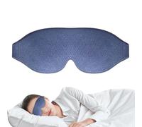 Cubierta para los ojos del sueño: sombra contorneada ergonómica, máscara de correa ajustable | Bloqueo de luz 3D, cómodo viaje -venda para meditación, siesta, dormir de lado, profundo ininterrumpido