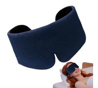 Cubierta para los ojos para dormir, bloqueo de luz para dormir nocturno, cubierta de viaje - Gafas elásticas transpirables con tela para el hogar, oficinas, tren, viajes