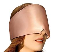 Cubierta para los ojos para dormir, venda de seda de morera | Sombrilla y transpirable con correas ajustables para una cómoda siesta y dormir